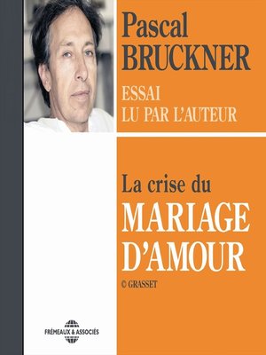 cover image of La crise du mariage d'amour